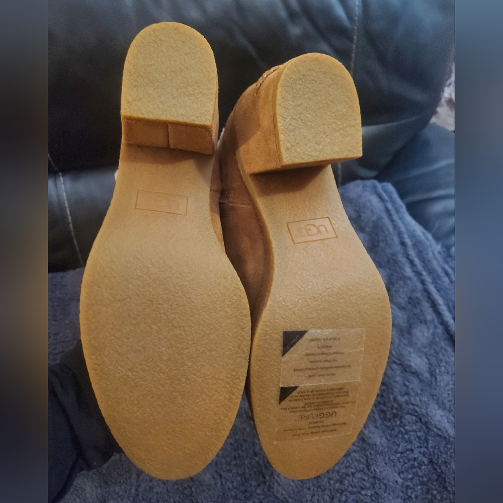 UGG Tan Suede Knee-High Boots - Picture 7 of 15